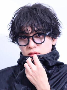 リップス 表参道店(LIPPS) 韓国メンズマッシュ【無造作パーマ】シースルーバング