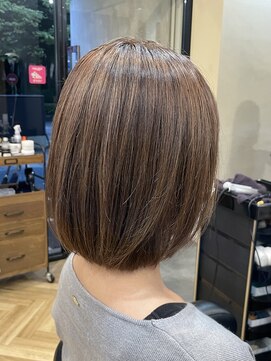 アルター(aL ter) 【ボブ×ブラウン】黒髪/ボブルフ/ネビージュ/鎌取/林愛華