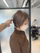 ジービージー(GBG)&nbsp;くびれショートボブ40代50代グレイカラー白髪染め白髪ぼかし