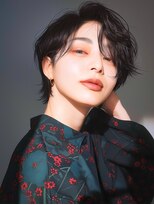 ラベスト キョウト(LOVEST)&nbsp;ハンサムショート/地毛風カラー/ショートウルフ/うざバング