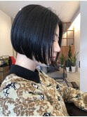 シースルーボブ