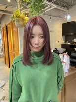 グリーン 渋谷(green)&nbsp;【RIN】ブリーチ１回でできるpink　beige