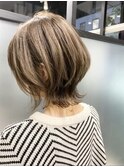 小顔ネオウルフ×ハイライトボブウルフ　ウルフカット