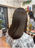 【目黒美容室】柔らかオリーブベージュ