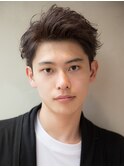 ツイスパ×刈り上げ×ツーブロックで男らしいエッジをプラス