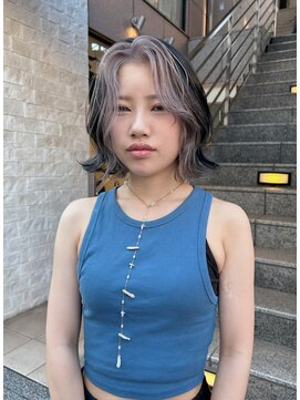 ロマリア ヒルズ 表参道 原宿(Lomalia HILLS) LomaliaHILLSダブルカラーケアブリーチラベンダーボブ