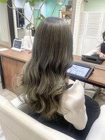 シュガー ヘアアンドネイル 仙台(SUGAR)&nbsp;透明感カラーオリーブベージュ