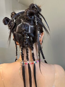 ハコ プラス(HACO+) 【Haco+】Ibuki_三つ編み_ヘアセット