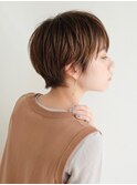 ショート/マッシュショート/透明感カラー/艶カラー