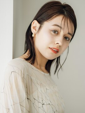 デバイス バイ フレイムス 越谷(DEVICE by Frames) 小顔外ハネロブ20代30代40代◎前髪あり艶髪暗髪グレージュ越谷