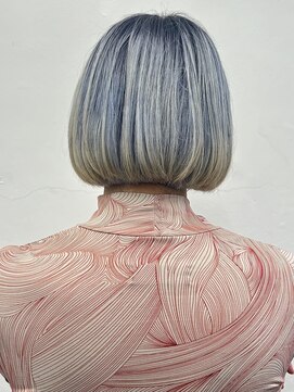 ココ 原宿(KOKO) *シャドールーツメンズボブハイトーンデザインカラー