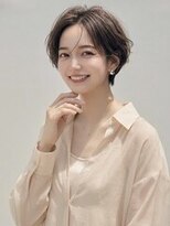 ヘアーメイクパウダー 天王寺寺田町店(Hair make powder) 大人可愛い30代40代50代小顔マッシュショート丸みショート