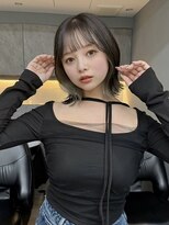 トイロ 中目黒(Toiro)&nbsp;レイヤーボブハッシュカットハッシュレイヤー韓国レイヤー