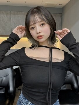 トイロ 中目黒(Toiro) レイヤーボブハッシュカットハッシュレイヤー韓国レイヤー