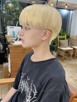 ミモザワークス(Mimosa Works)&nbsp;抜きっぱなし　ブロンドカラー　ブリーチ2回