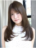 ★コテ巻き風パーマデジタルパーマ韓国風パーマ顔周りカット前髪