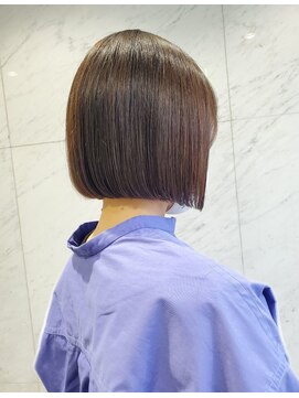 2席のみの美容室 アナイス(Anaiss) アイロンいらずのミニボブ・縮毛矯正*
