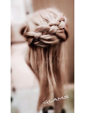 ボア トウキョウ(Voix Tokyo) 外国人風四つ編み込みループ