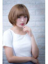 エルデ ナインズ ヘアー スタンド 川口店(elde 9's HAIR STAND)&nbsp;クラシカルボルドーヴェールウェーブワンレン大人ボブ斜めバング