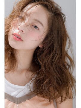 アンヘアー 元町三宮(UNHAIR) くるくるセミロング×アースカラー/春パーマ/ゆるふわ巻き