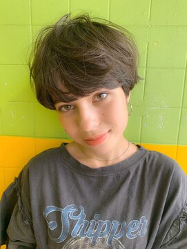 シー バイ ロンド 新宿(Sea by Lond) トップにボリュームマニッシュショート☆【福島泰】