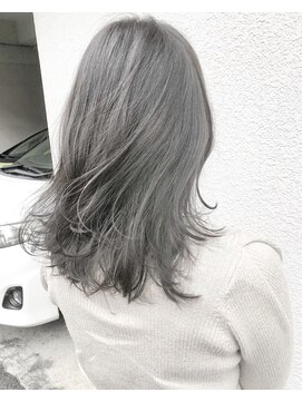 ヘアーアンドアトリエ マール(Hair&Atelier Marl) 【Marl】グレージュカラーのふんわりセミディ♪