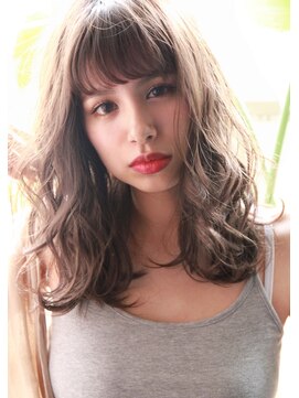 チョビー 銀座(chobii) グレージュ/デジタルパーマ/結べる/ゆるふわ/小顔/高柳