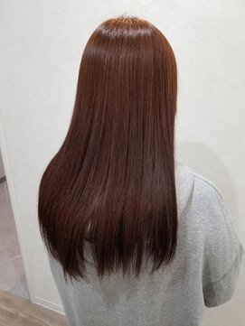 ネリネ きてみてまつど通り店(Nerine) アドミオカラーと、トリートメントで作る。うるツヤロング