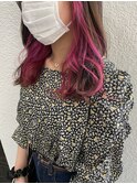 インナーカラー×ビビットピンク【韓国風/チョコレート】