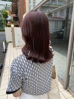 イヴォーク トーキョー(EVOKE TOKYO) ブリーチ無し！ピンクブラウンカラー×髪質改善コスメストレート