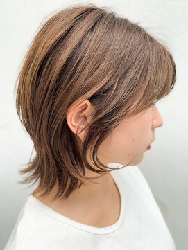 ナイン(nine) 【吉祥寺/荻野元気】リラクシーボブ　耳だし　くびれ 40 50  60