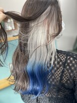 スナリー(Snaly)&nbsp;ホワイト/インナー/グラデーション/ケアブリーチ/デザインカラー