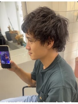 ウォーク(woke) 似合わせカット+ツイストスパイラルパーマ