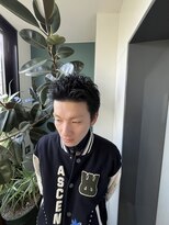 ビハインドザカーテン(BEHIND THE CURTAIN)&nbsp;メンズショート×トーンダウン、ブルーブラック