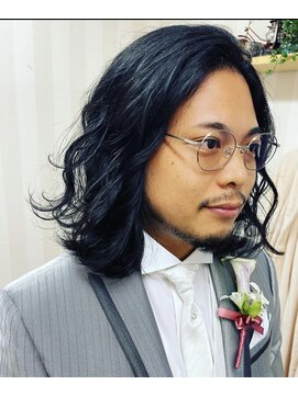 セット アンド バイ ルゥーダ 品川駅前店(SET and..by Rouxda.) ミディアムウェーブ