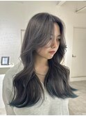 【Juve.】韓国ヘア/グレージュ/透け感ヘア