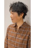 20代30代40代くせ毛風パーマニュアンスショート