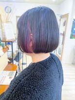 モリオ フロム ロンドン 成増店&nbsp;【morio成増 セリザワ】ミニボブ インナーカラー