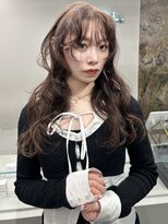 ソル ジングウマエ(SOL JINGUMAE)&nbsp;mayu//ブリーチなしダブルカラー透明感ラベンダーブラウン