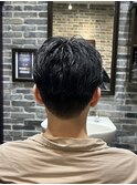 スペインカール/スパイキーショート/ブルーブラック/御徒町