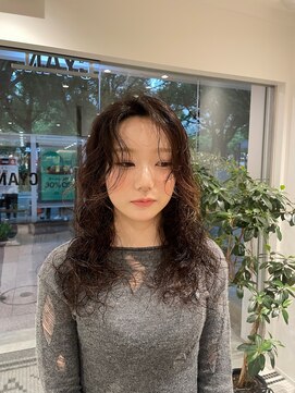 シアン 矢場町店(CYAN.) 縮毛矯正履歴にパーマ×ブリーチパーマ