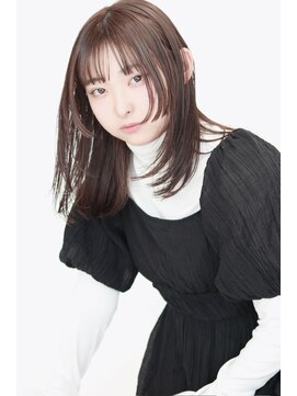 ステラ ヘア デザイン サロン(STELLA hair design salon) 姫カット　レイヤー　清楚ブラウン　S