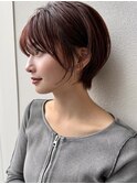 【MINX】くびれヘアアプリコットオレンジハイライトカラー表参道