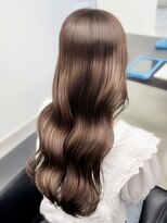 クオリス 上板橋店(QUALIS) ブリーチなしダブルカラーアプリコットオレンジレッドピンク韓国