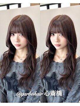 ガルボヘアー 心斎橋店(garbohair) 心斎橋プルエクステビフォーアフター韓国ロング♪