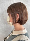 clan【青葉台】白髪ぼかし/ブラウンベージュ/ミニボブ