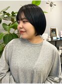 パツっとボブ/タッセルボブ/韓国ボブ/切りっぱなしボブ