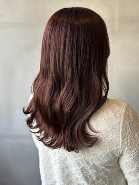 ヘアーサロンウル(hair salon ulu) ブリーチなしピンクブラウン