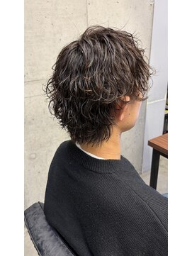 波巻きパーマ/波巻きスパイラル/メンズパーマ