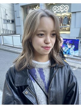 ガーデン ジングウマエ(GARDEN jingumae) シアーベージュ×裾ブラウン